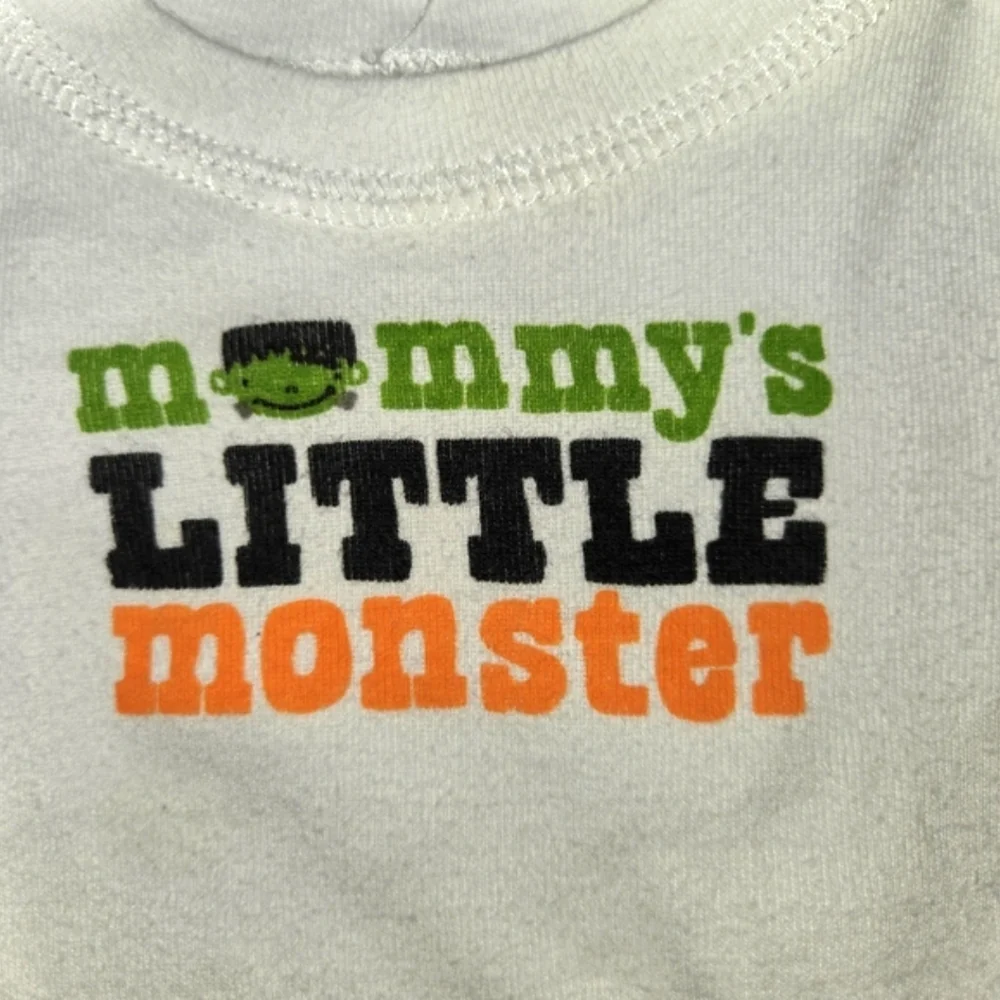Carter's NB Mommy's Little Monster 2pc Outfit Halloween Fall